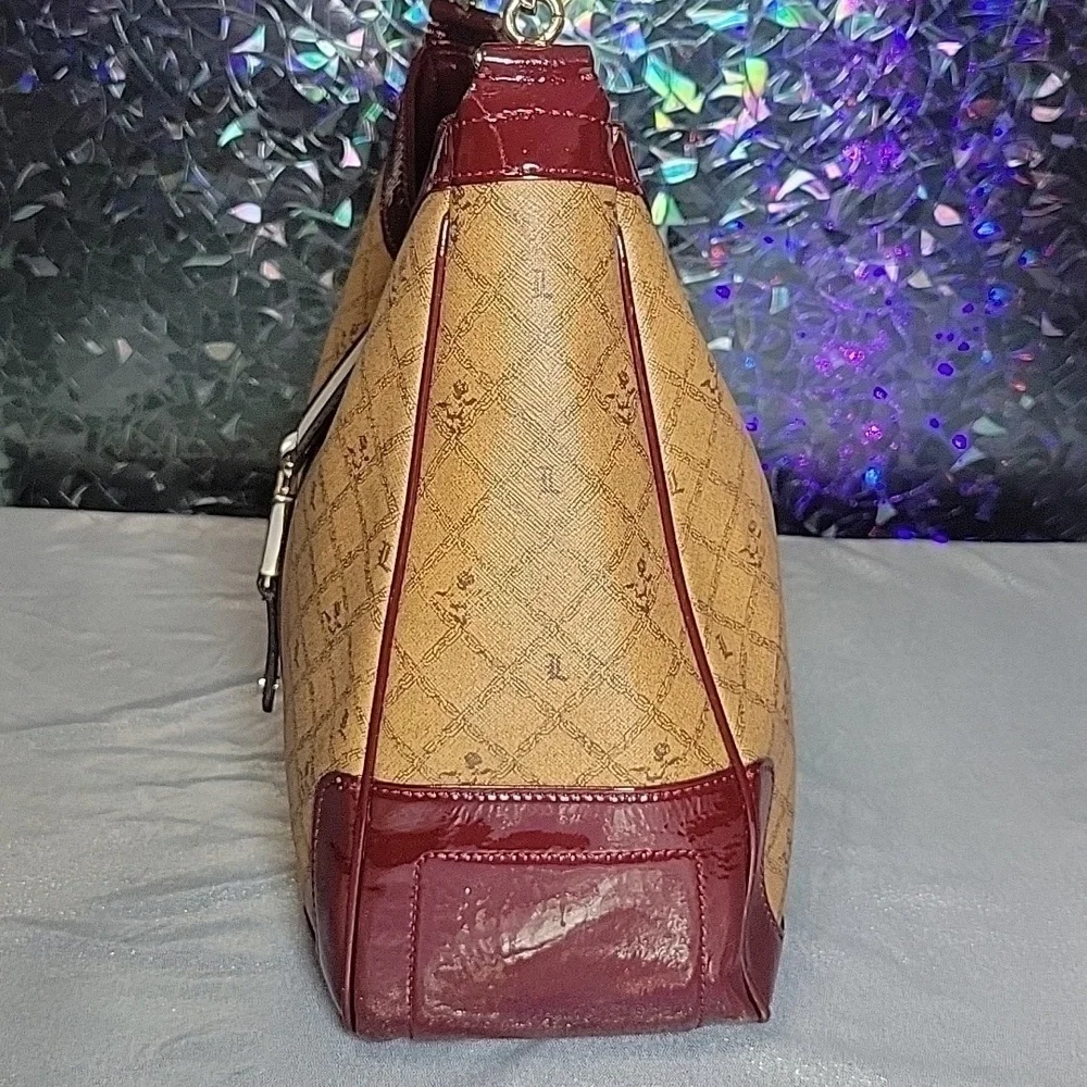 L.A.M.B Gwen Stefani Y2K Vintage 'Commodoor' Hobo Purse Monogram